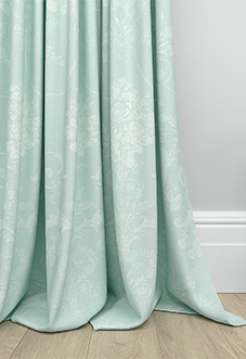 Laura Ashley Josette, Duck Egg - Made to Measure Curtains